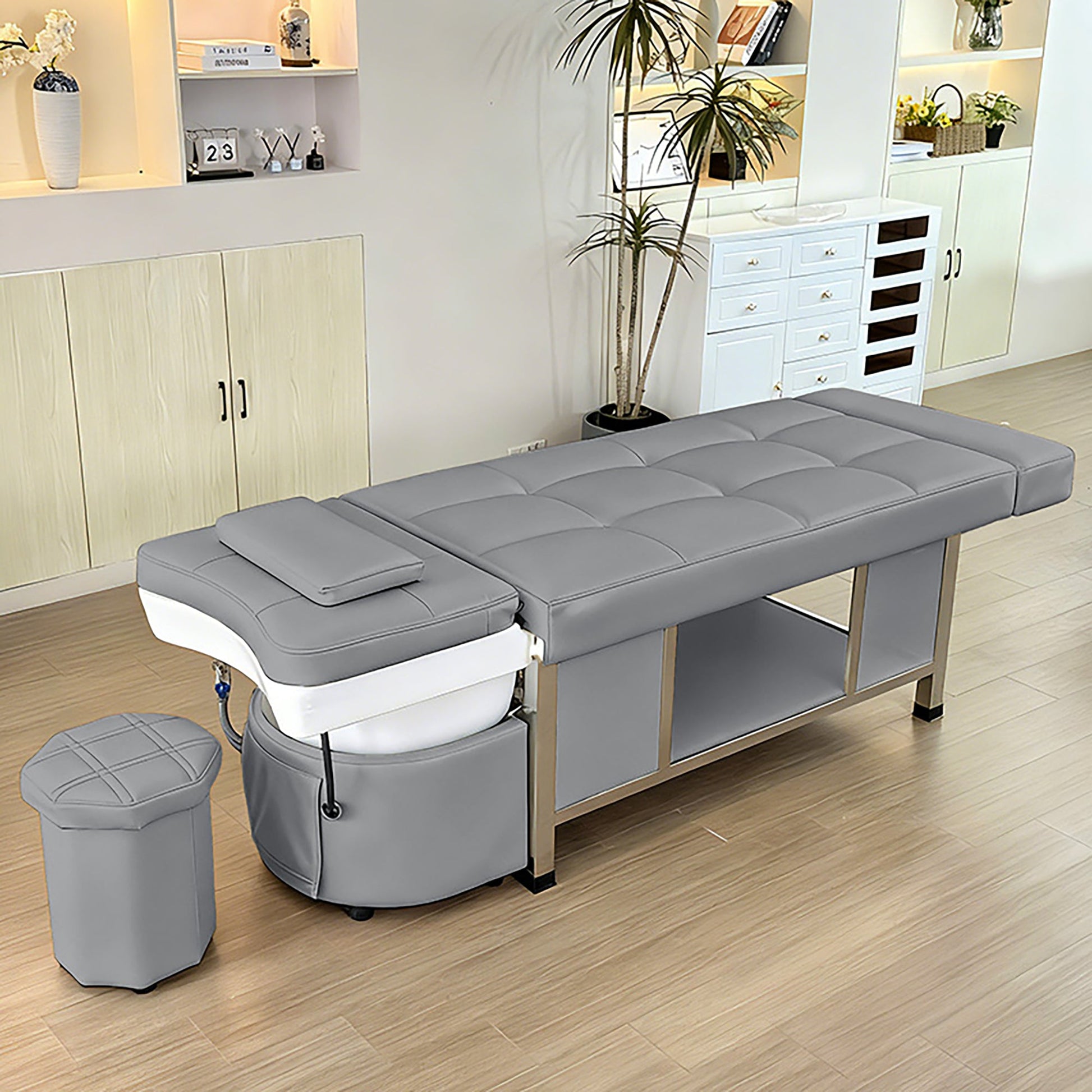 611 - 1D | FRESH WATER | Plumbed | Japanese Head Spa Massage Bed | SSW | Head Spa Beds (Plumbed) by SSW - SH Salons