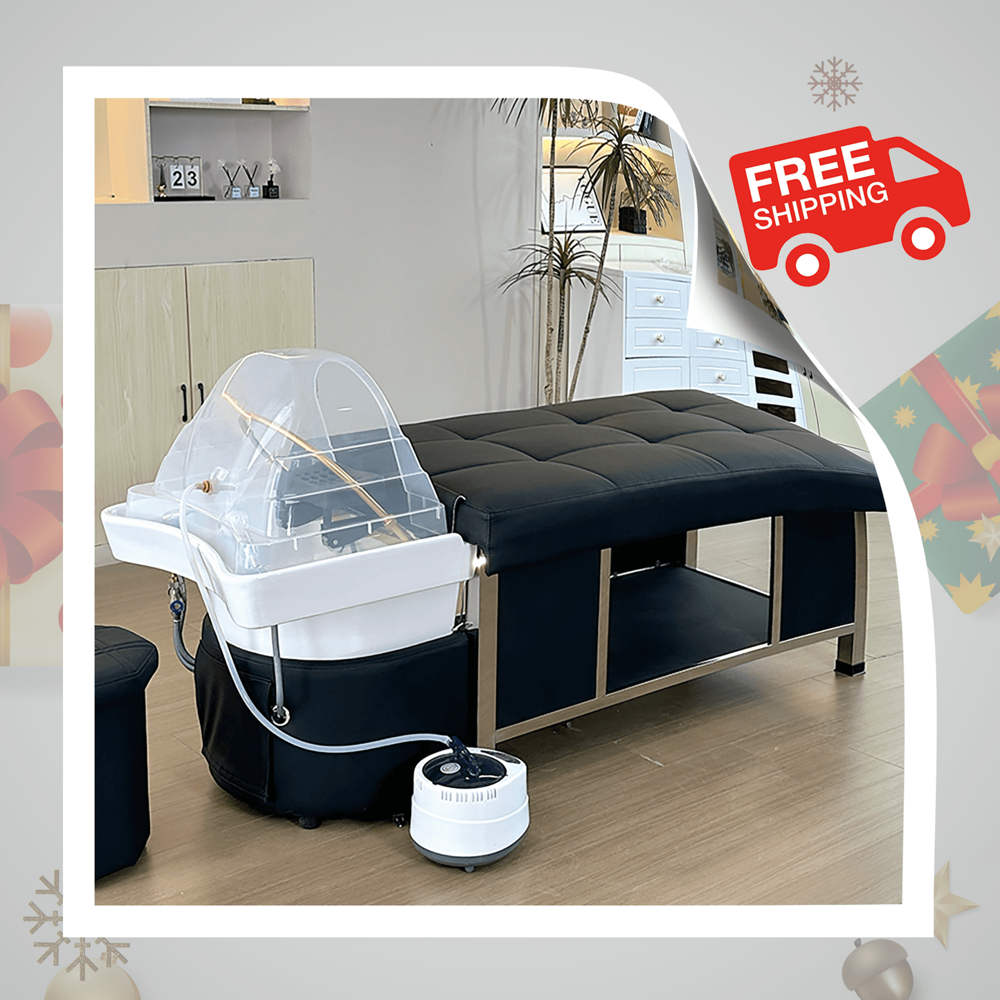 611 - 1D | FRESH WATER | Plumbed | Japanese/Korean Head Spa Shampoo Bed | SSW | Head Spa Beds (Plumbed) by SSW - SH Salons