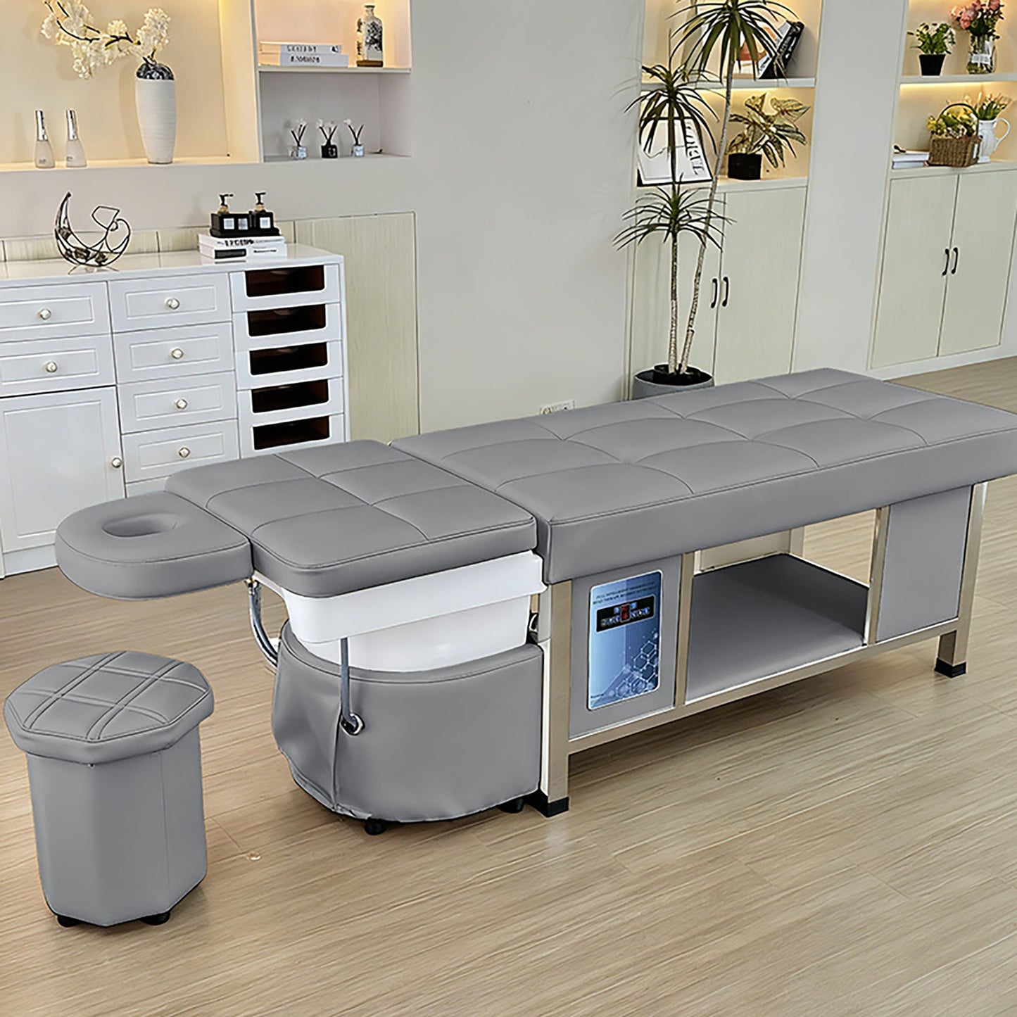 611 - 1NM | Plumbed | Head Spa Shampoo Bed — Water Circulation & Fumigation | SSW | Head Spa Beds (Plumbed) by SSW - SH Salons