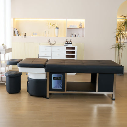 611 - 1NM | Plumbed | Head Spa Shampoo Bed — Water Circulation & Fumigation | SSW | Head Spa Beds (Plumbed) by SSW - SH Salons