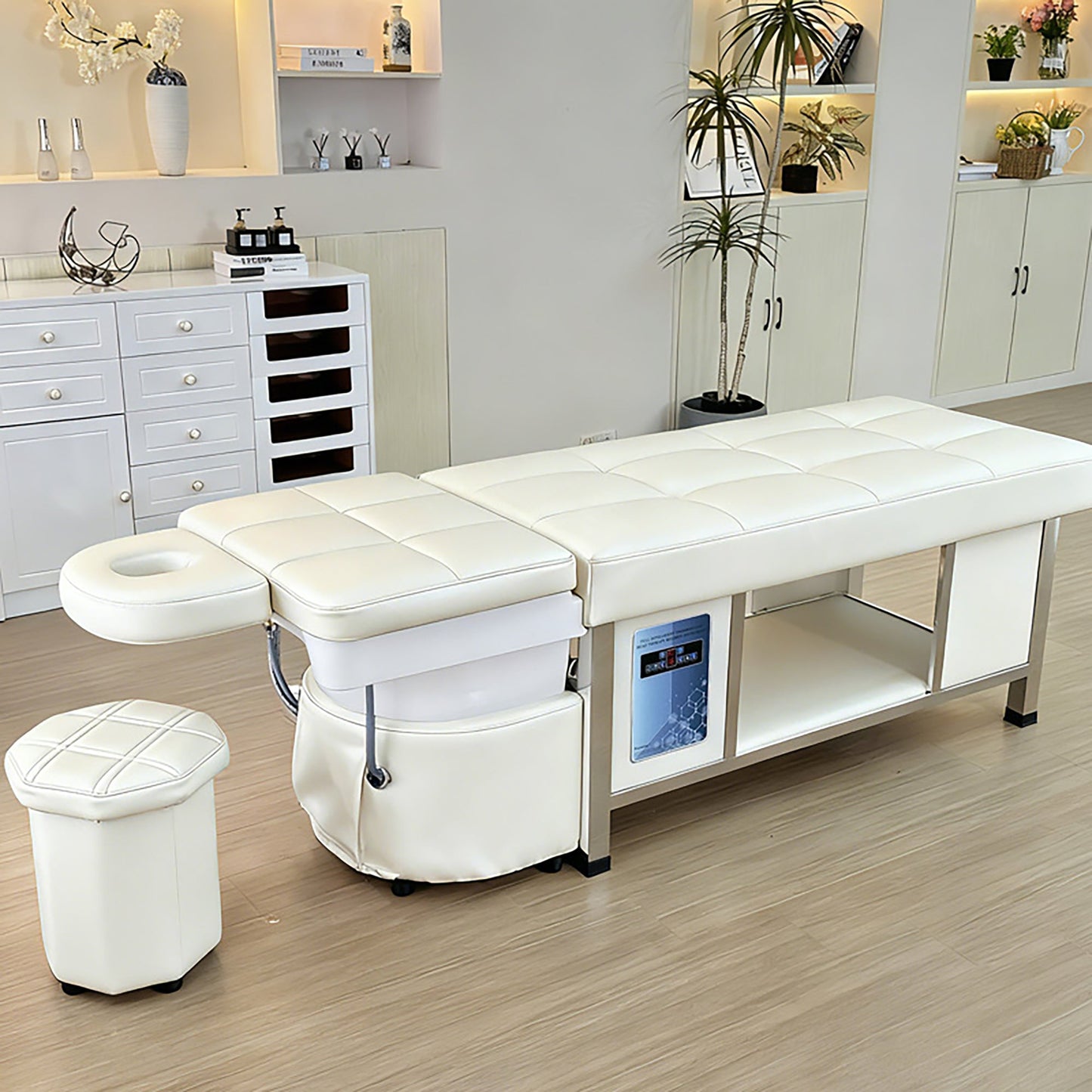 611 - 1NM | Plumbed | Head Spa Shampoo Bed — Water Circulation & Fumigation | SSW | Head Spa Beds (Plumbed) by SSW - SH Salons