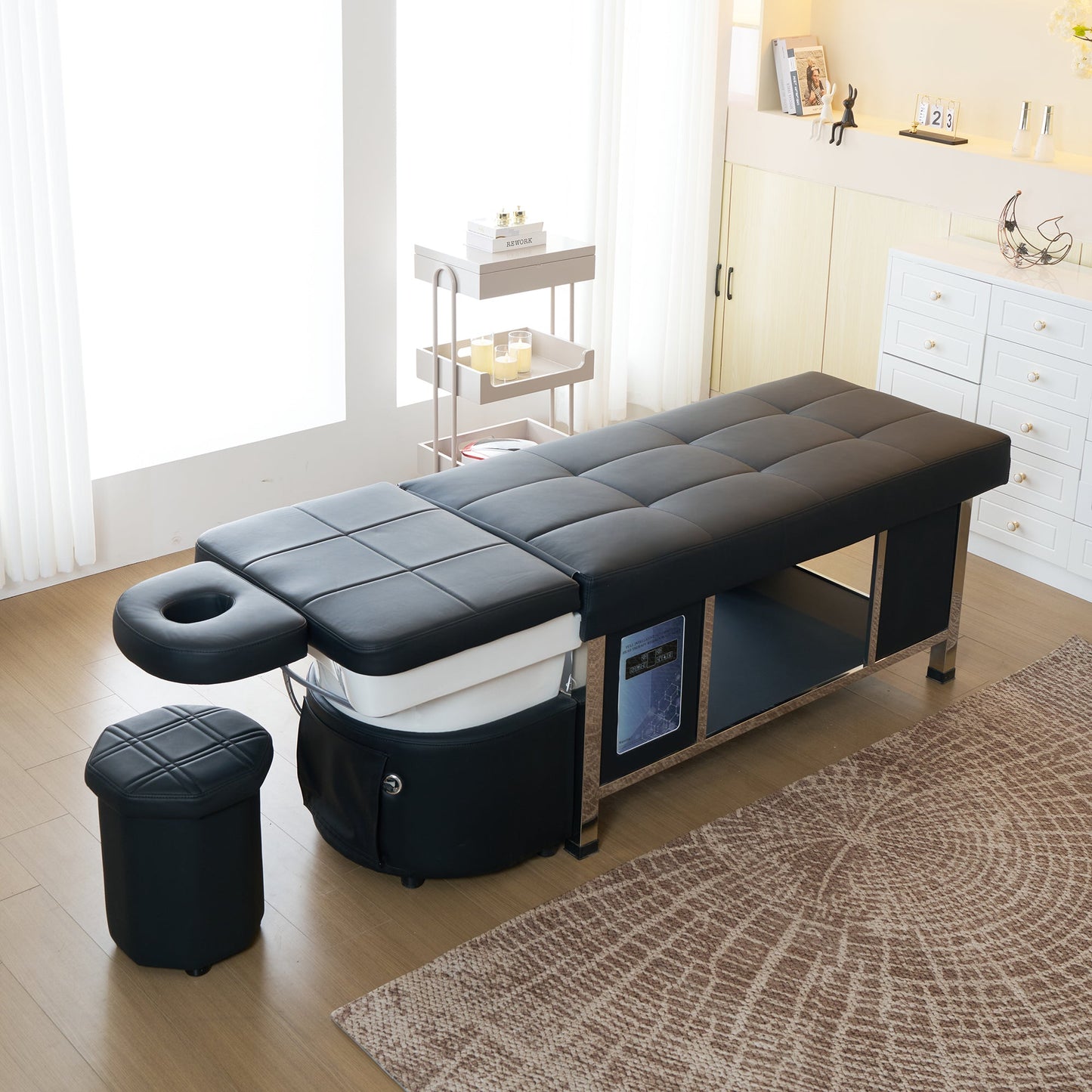 611 - 1NM | Plumbed | Head Spa Shampoo Bed — Water Circulation & Fumigation | SSW | Head Spa Beds (Plumbed) by SSW - SH Salons