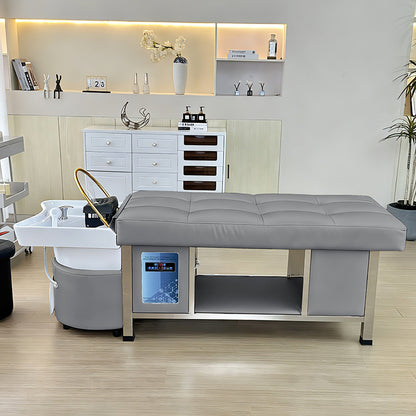 611 - 1NM | Plumbed | Head Spa Shampoo Bed — Water Circulation & Fumigation | SSW | Head Spa Beds (Plumbed) by SSW - SH Salons