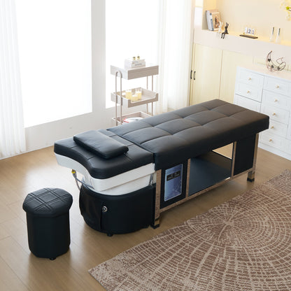 611 - 1NM | Plumbed | Head Spa Shampoo Bed — Water Circulation & Fumigation | SSW | Head Spa Beds (Plumbed) by SSW - SH Salons