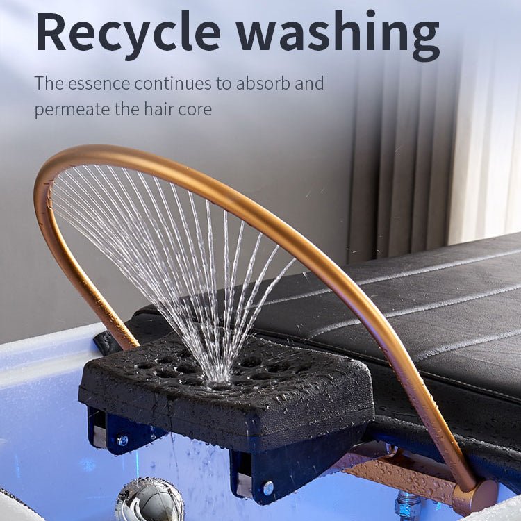 611 - 2 | Plumbed | Head Spa Bed — Magnetic Hot Stone Massage + Storage | SSW | Head Spa Beds (Plumbed) by SSW - SH Salons