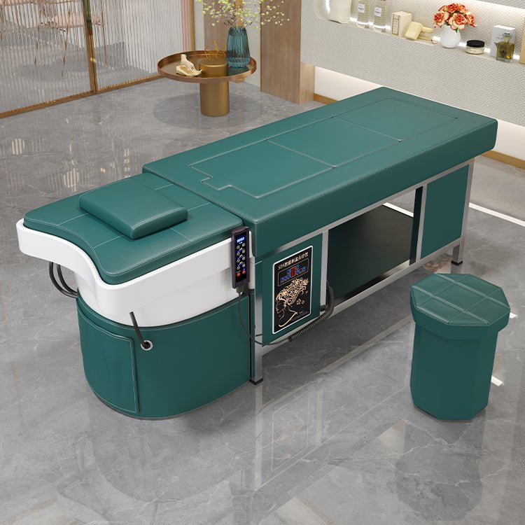 611 - 2 | Plumbed | Head Spa Bed — Magnetic Hot Stone Massage + Storage | SSW | Head Spa Beds (Plumbed) by SSW - SH Salons