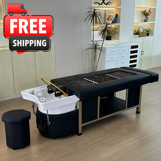 611-2D Fresh Water Japanese Head Spa Massage Bed – Plumbed