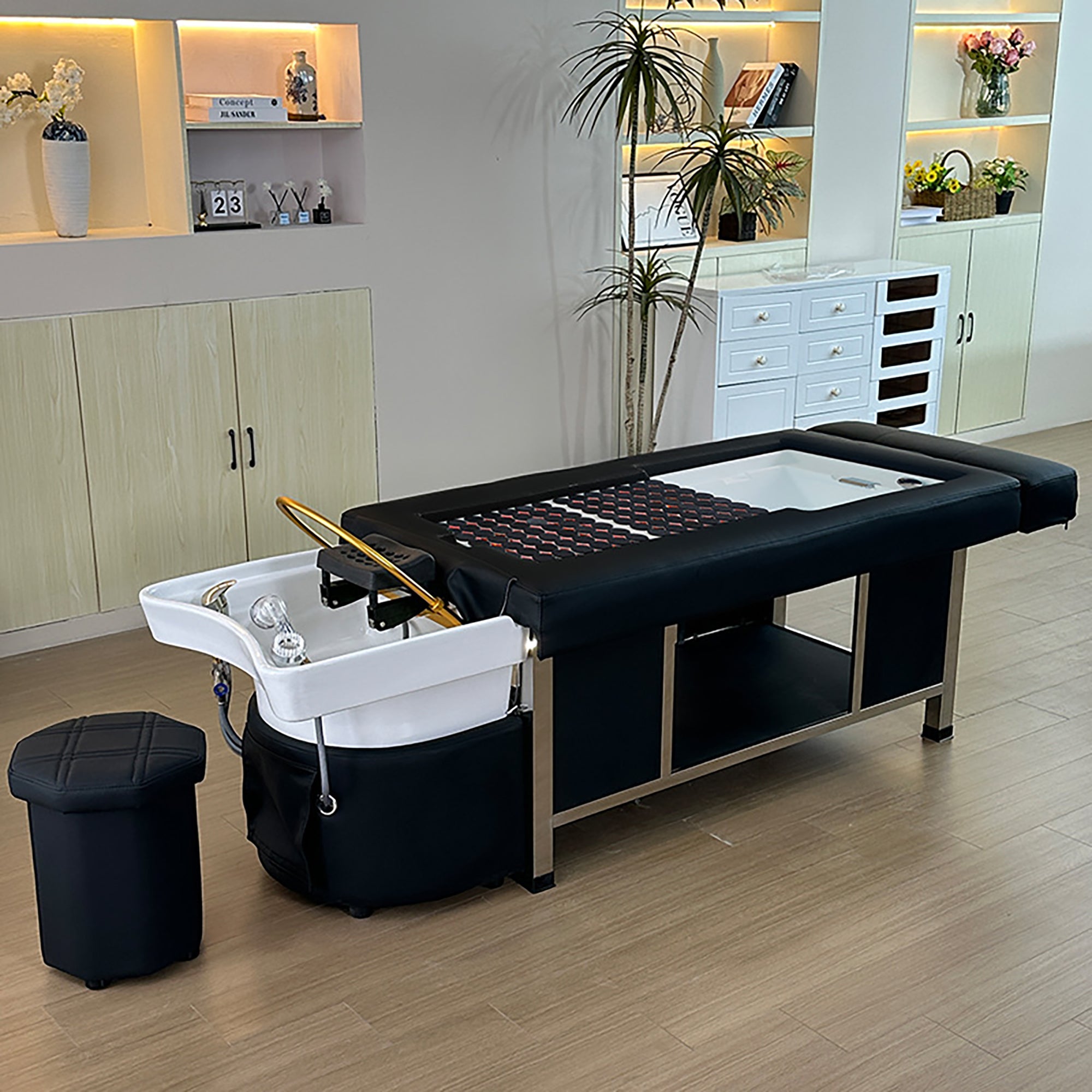 611 - 4D Plumbed Japanese Head Spa Massage Bed – Fresh Water by SSW | SH Salons