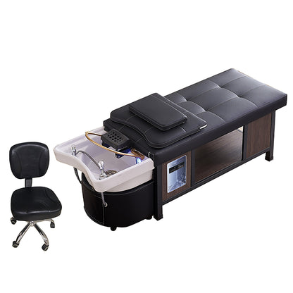 611 - 5C | Plumbed | Thai - Style Head Spa Shampoo Bed — Water Circulation & Fumigation | SSW | Head Spa Beds (Plumbed) by SSW - SH Salons