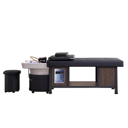 611 - 5C | Plumbed | Thai - Style Head Spa Shampoo Bed — Water Circulation & Fumigation | SSW | Head Spa Beds (Plumbed) by SSW - SH Salons