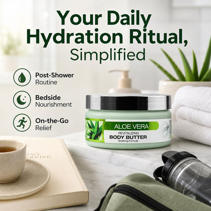 Aloe Vera | Revitalizing Body Butter | 8 fl oz | ORIGEM