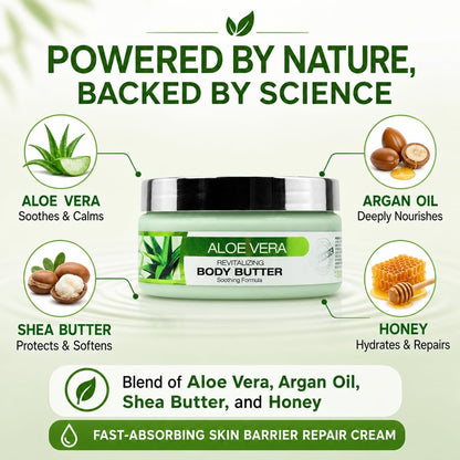 Aloe Vera | Revitalizing Body Butter | 8 fl oz | ORIGEM