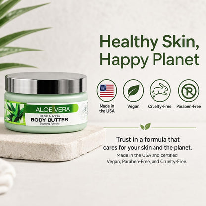 Aloe Vera | Revitalizing Body Butter | 8 fl oz | ORIGEM