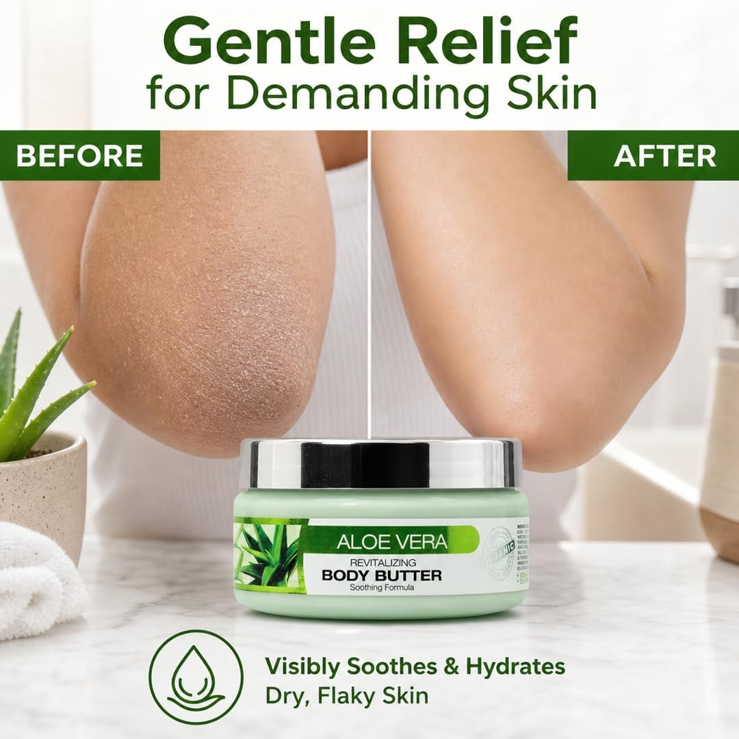 Aloe Vera | Revitalizing Body Butter | 8 fl oz | ORIGEM