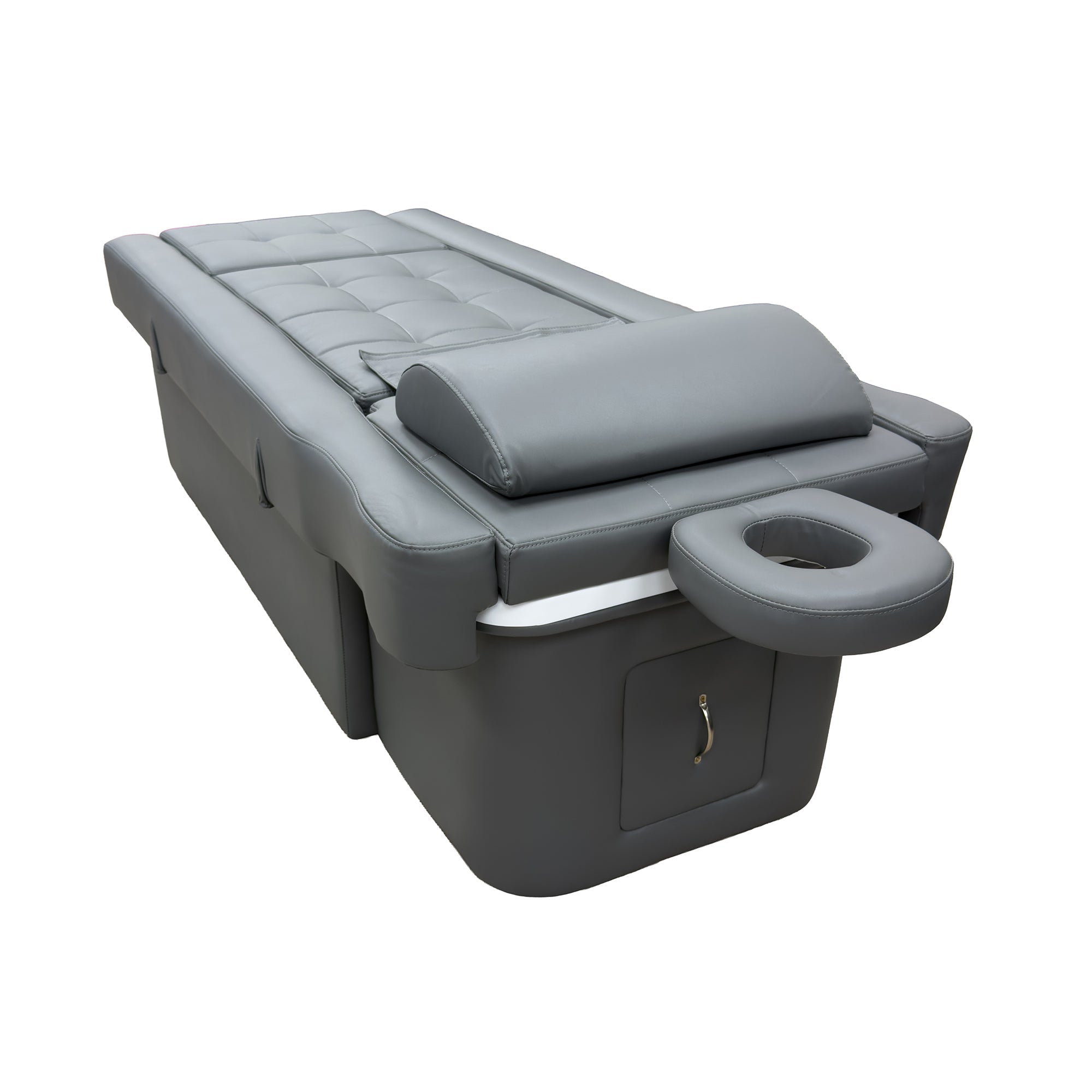 631 | Plumbed | Electric - Lifting Head Spa Bed — LED Light & Pedicure Support | SSW | Head Spa Beds (Plumbed) by SSW - SH Salons