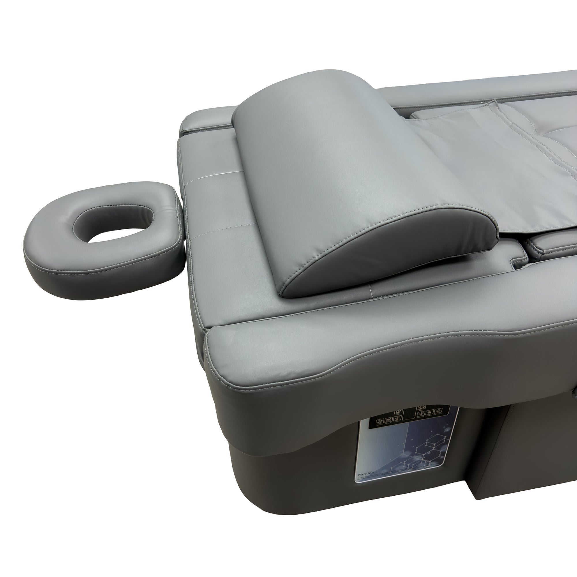 631 | Plumbed | Electric - Lifting Head Spa Bed — LED Light & Pedicure Support | SSW | Head Spa Beds (Plumbed) by SSW - SH Salons