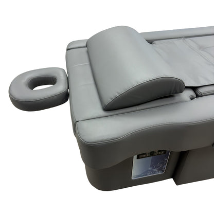 631 | Plumbed | Electric - Lifting Head Spa Bed — LED Light & Pedicure Support | SSW | Head Spa Beds (Plumbed) by SSW - SH Salons