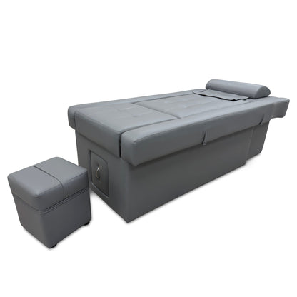 631 | Plumbed | Electric - Lifting Head Spa Bed — LED Light & Pedicure Support | SSW | Head Spa Beds (Plumbed) by SSW - SH Salons