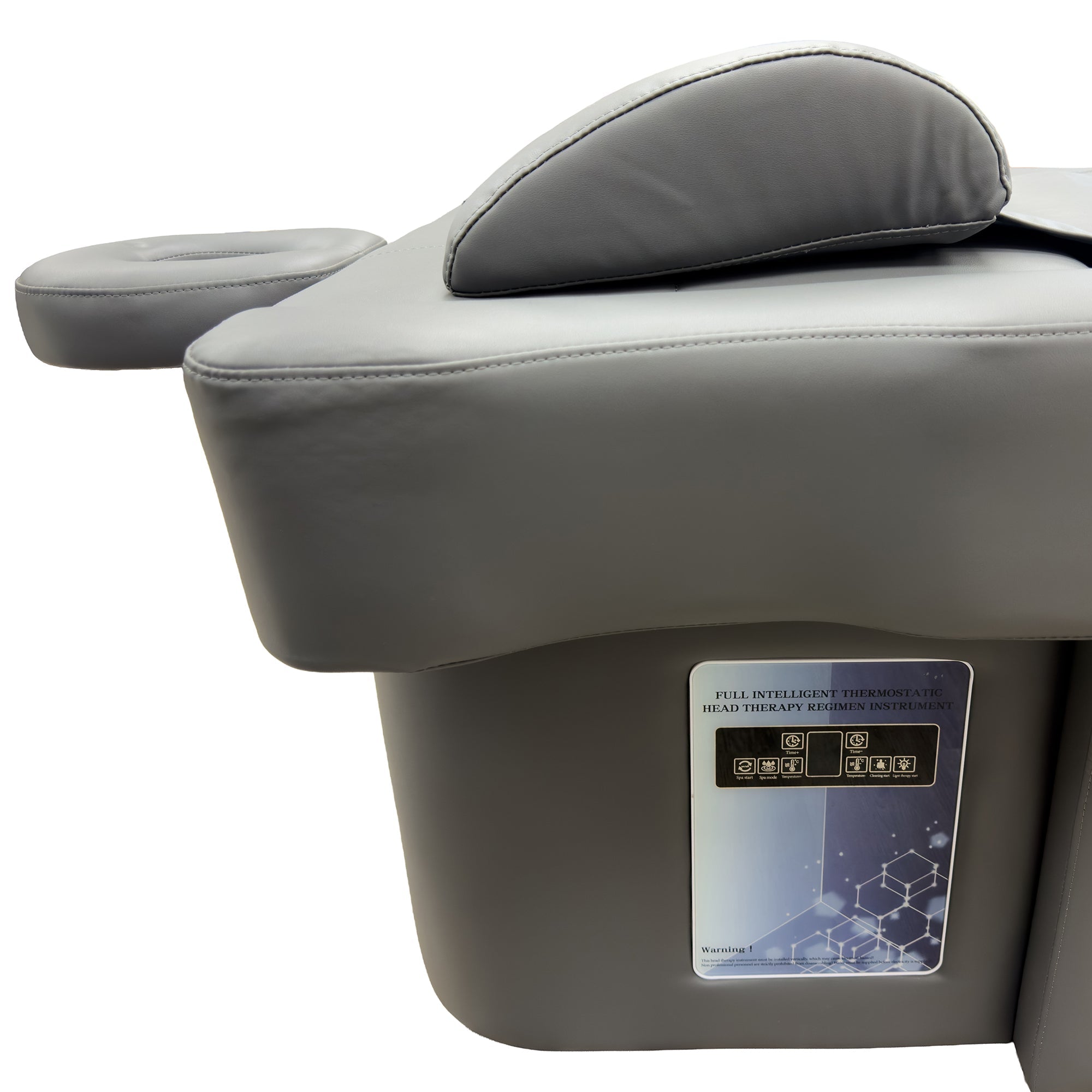631 | Plumbed | Electric - Lifting Head Spa Bed — LED Light & Pedicure Support | SSW | Head Spa Beds (Plumbed) by SSW - SH Salons