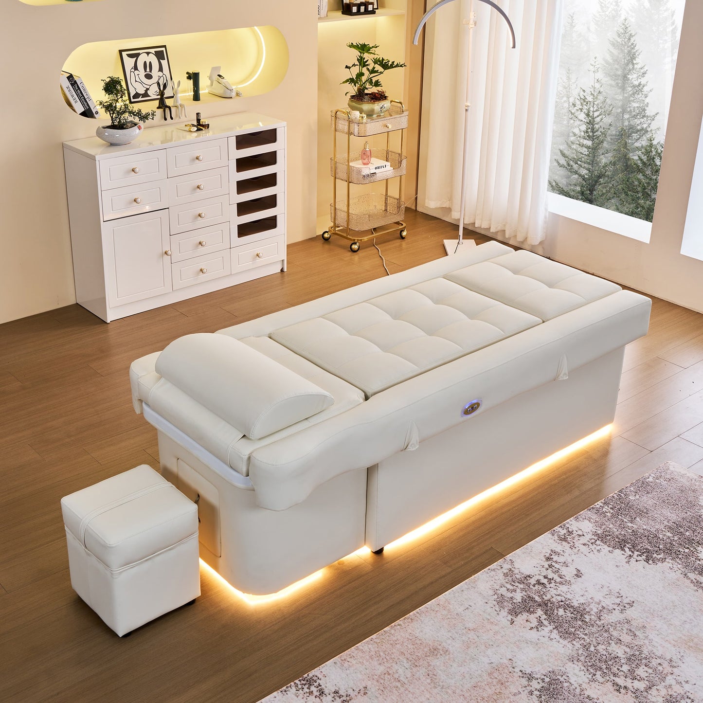 631D Electric Lifting Head Spa Bed - FRESH WATER | Head Spa Beds (Plumbed) by SSW - SH Salons
