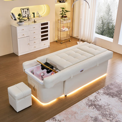 631D Electric Lifting Head Spa Bed - FRESH WATER | Head Spa Beds (Plumbed) by SSW - SH Salons