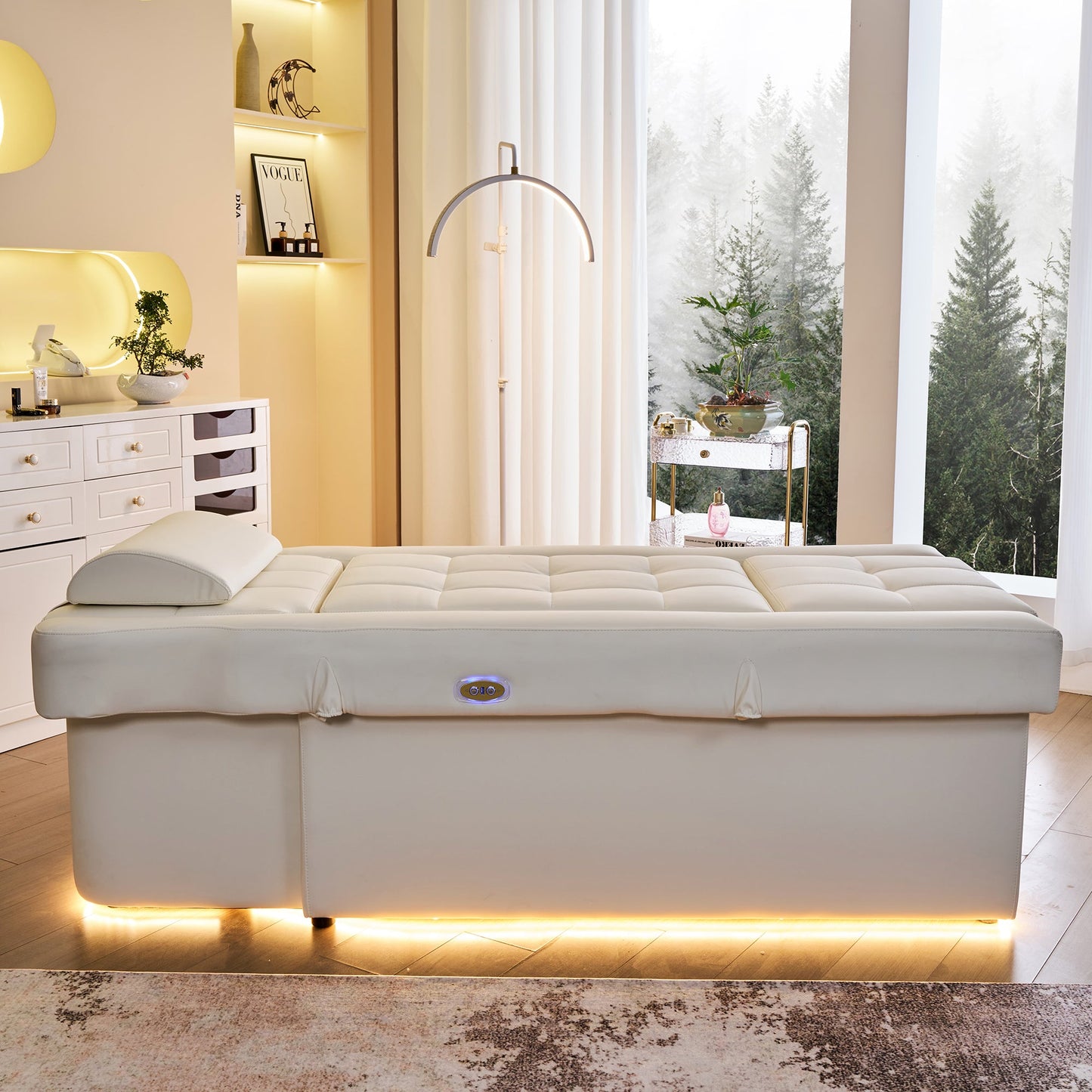 631D Electric Lifting Head Spa Bed - FRESH WATER | Head Spa Beds (Plumbed) by SSW - SH Salons