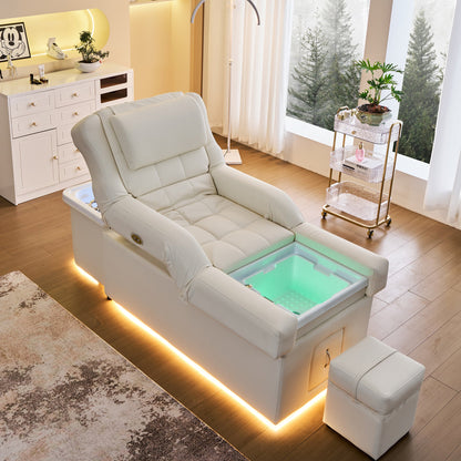 631D Electric Lifting Head Spa Bed - FRESH WATER | Head Spa Beds (Plumbed) by SSW - SH Salons