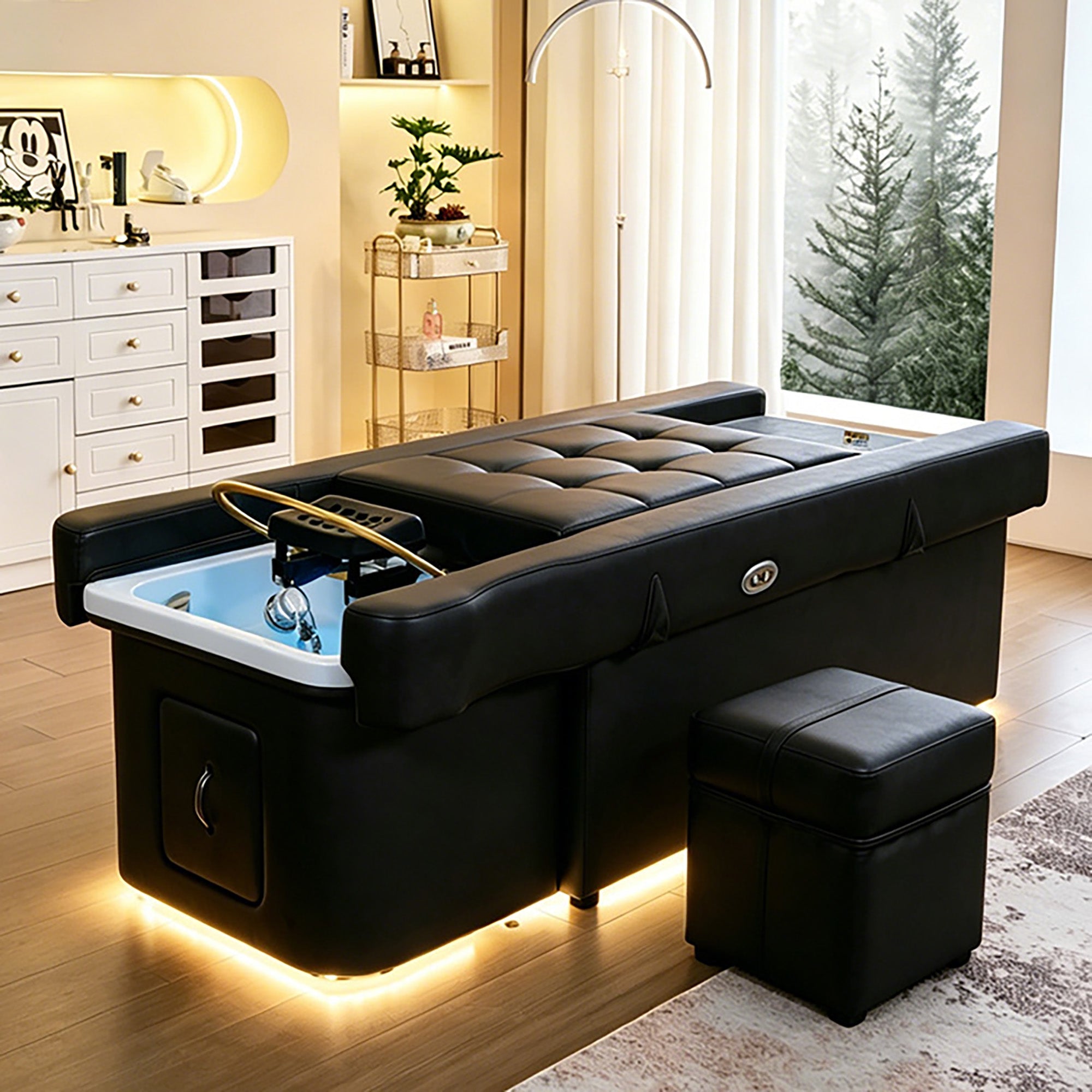 631D Electric Lifting Head Spa Bed - FRESH WATER by SSW | SH Salons