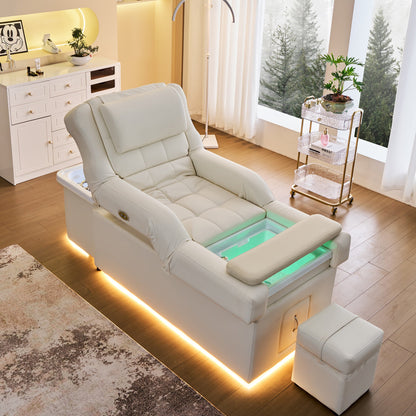 631D Electric Lifting Head Spa Bed - FRESH WATER | Head Spa Beds (Plumbed) by SSW - SH Salons