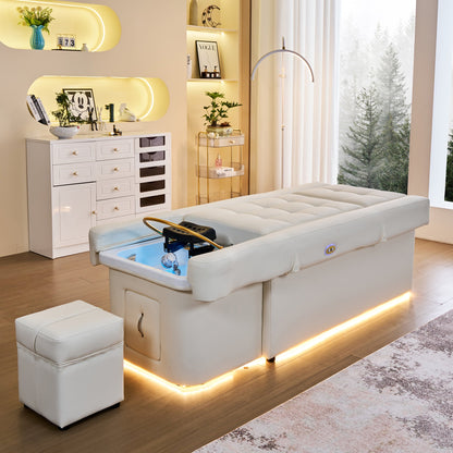 631D Electric Lifting Head Spa Bed - FRESH WATER | Head Spa Beds (Plumbed) by SSW - SH Salons