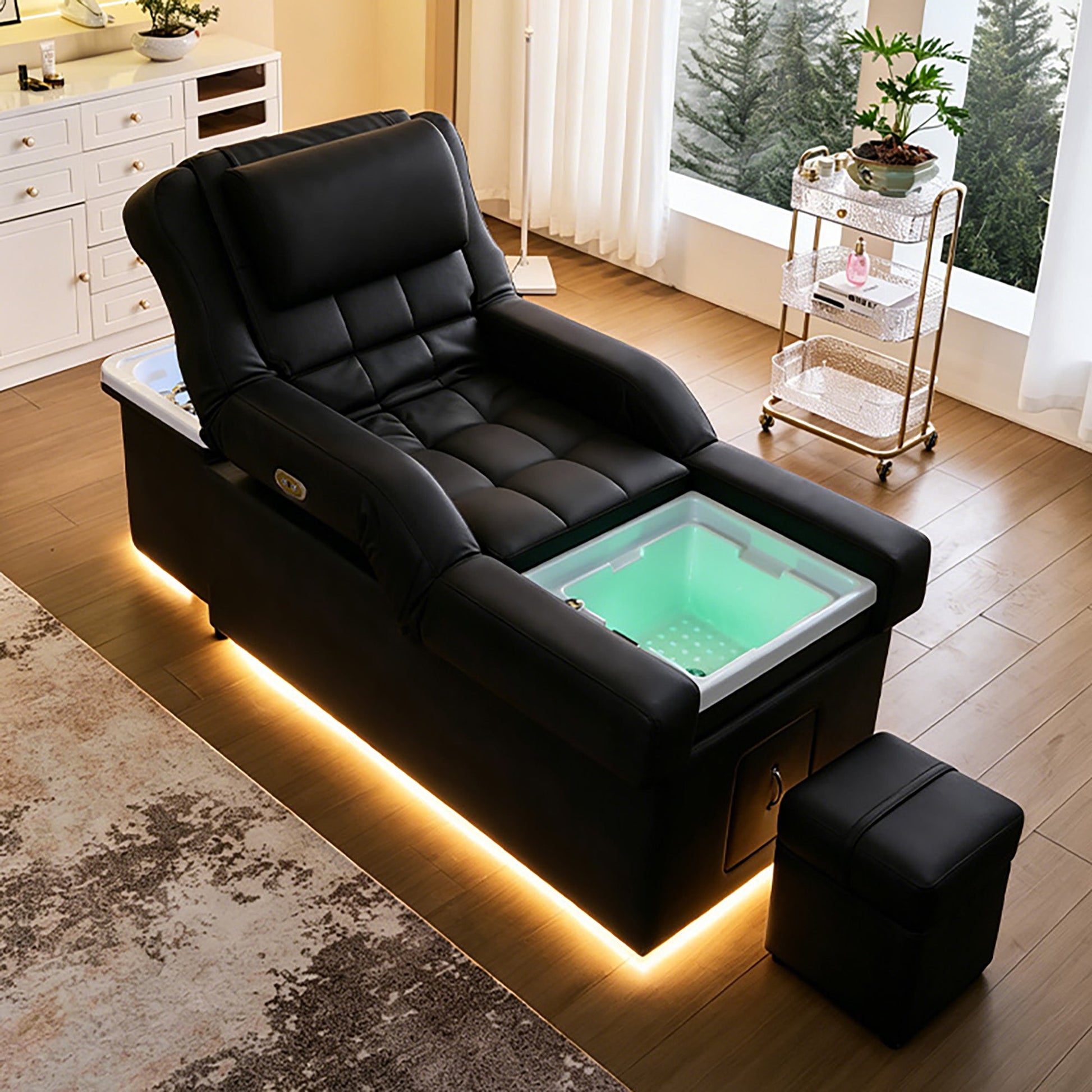 631D Electric Lifting Head Spa Bed - FRESH WATER by SSW | SH Salons