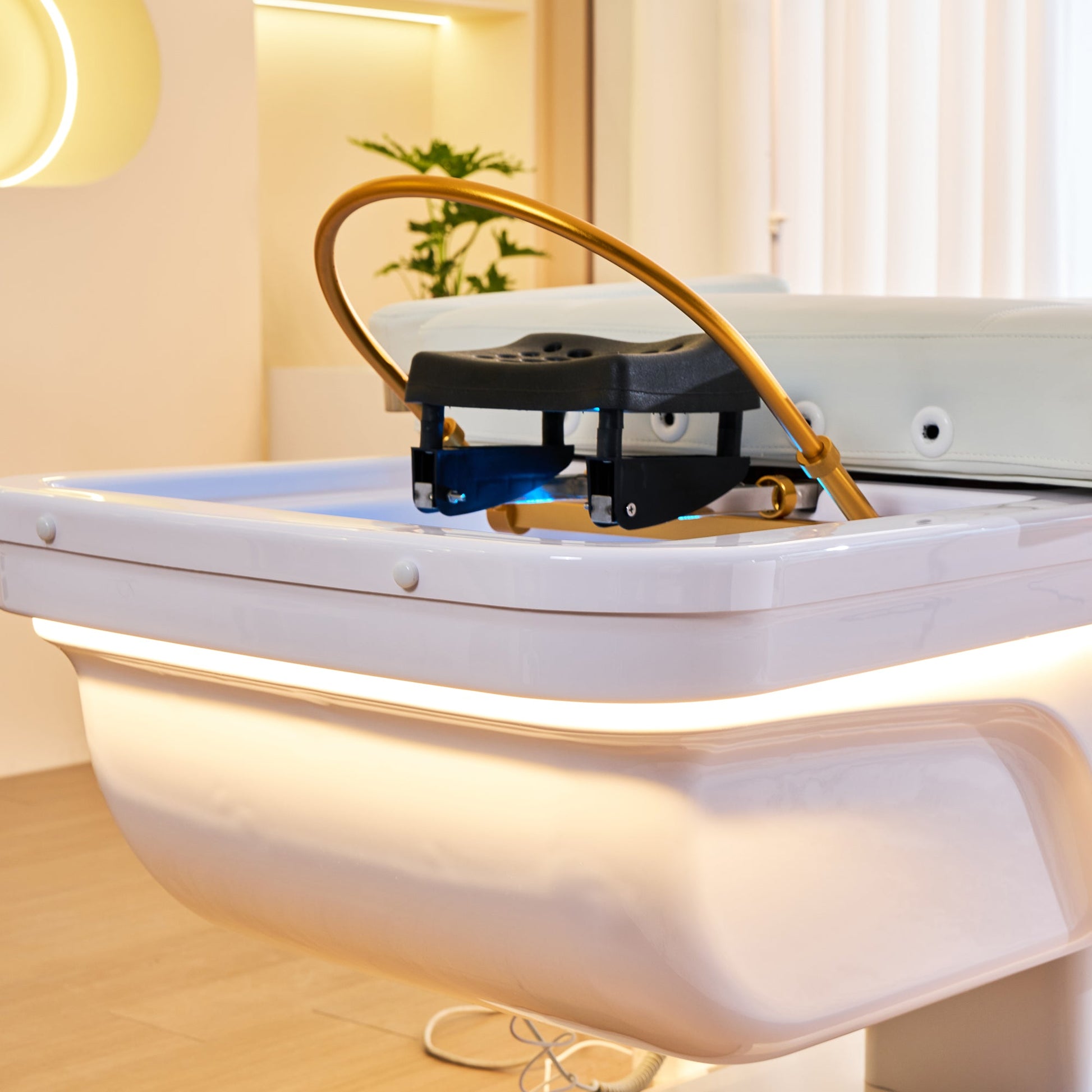 645D Fresh Water Electric Japanese Head Spa Massage Bed – Plumbed by SSW | SH Salons