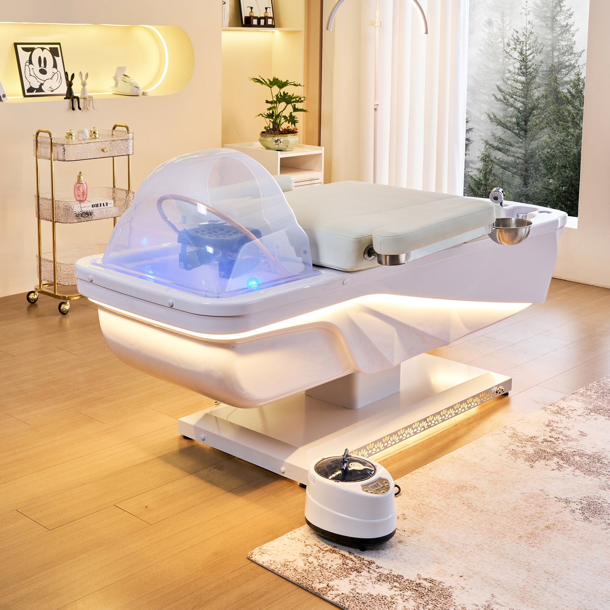 645D Fresh Water Electric Japanese Head Spa Massage Bed – Plumbed by SSW | SH Salons
