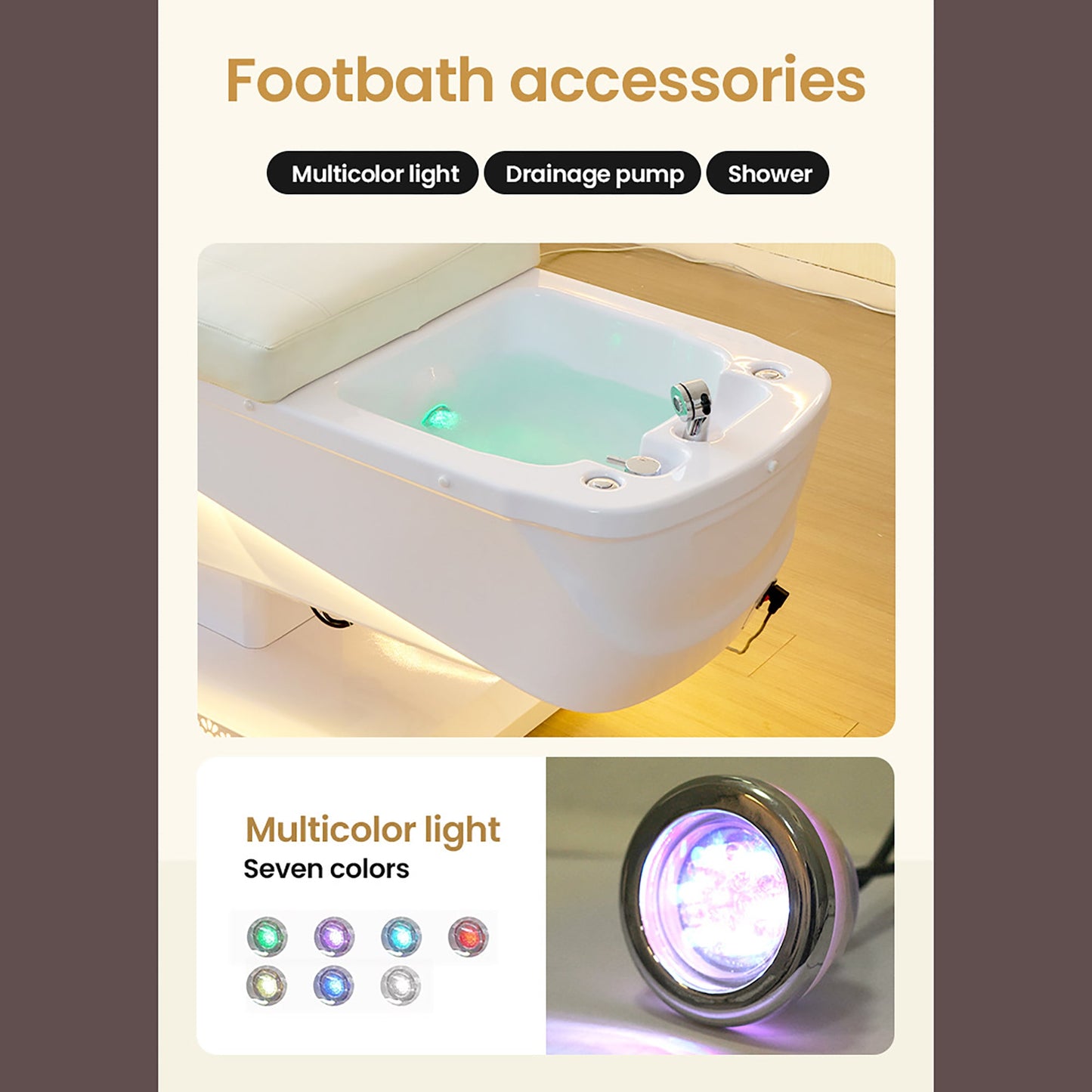 645D Fresh Water Electric Japanese Head Spa Massage Bed – Plumbed by SSW | SH Salons