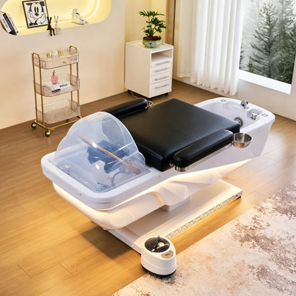 645D Fresh Water Electric Japanese Head Spa Massage Bed – Plumbed by SSW | SH Salons