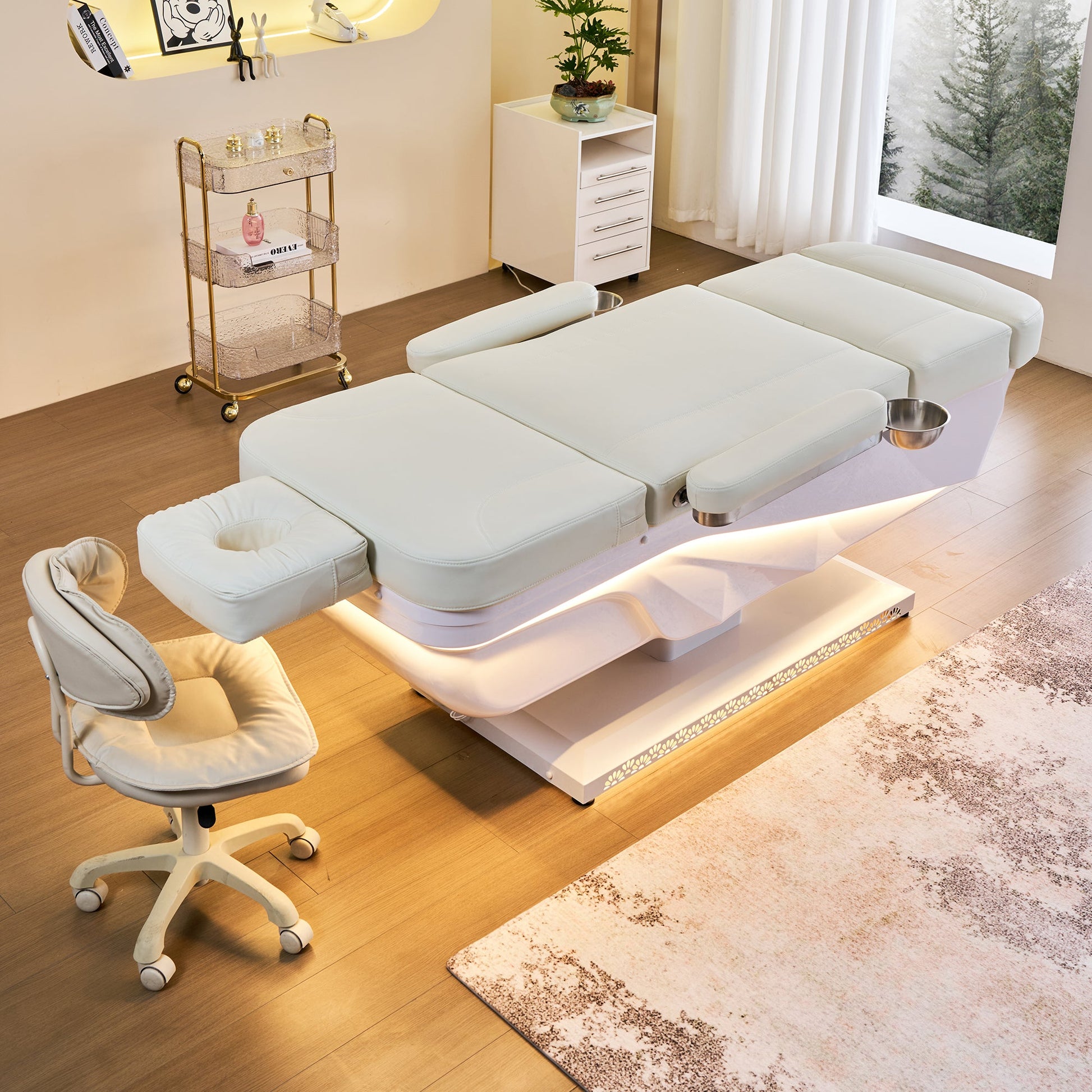 645D Fresh Water Electric Japanese Head Spa Massage Bed – Plumbed by SSW | SH Salons