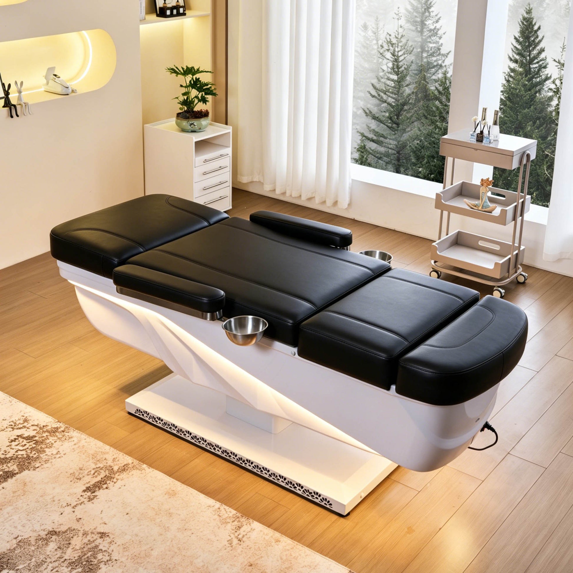 645D Fresh Water Electric Japanese Head Spa Massage Bed – Plumbed by SSW | SH Salons