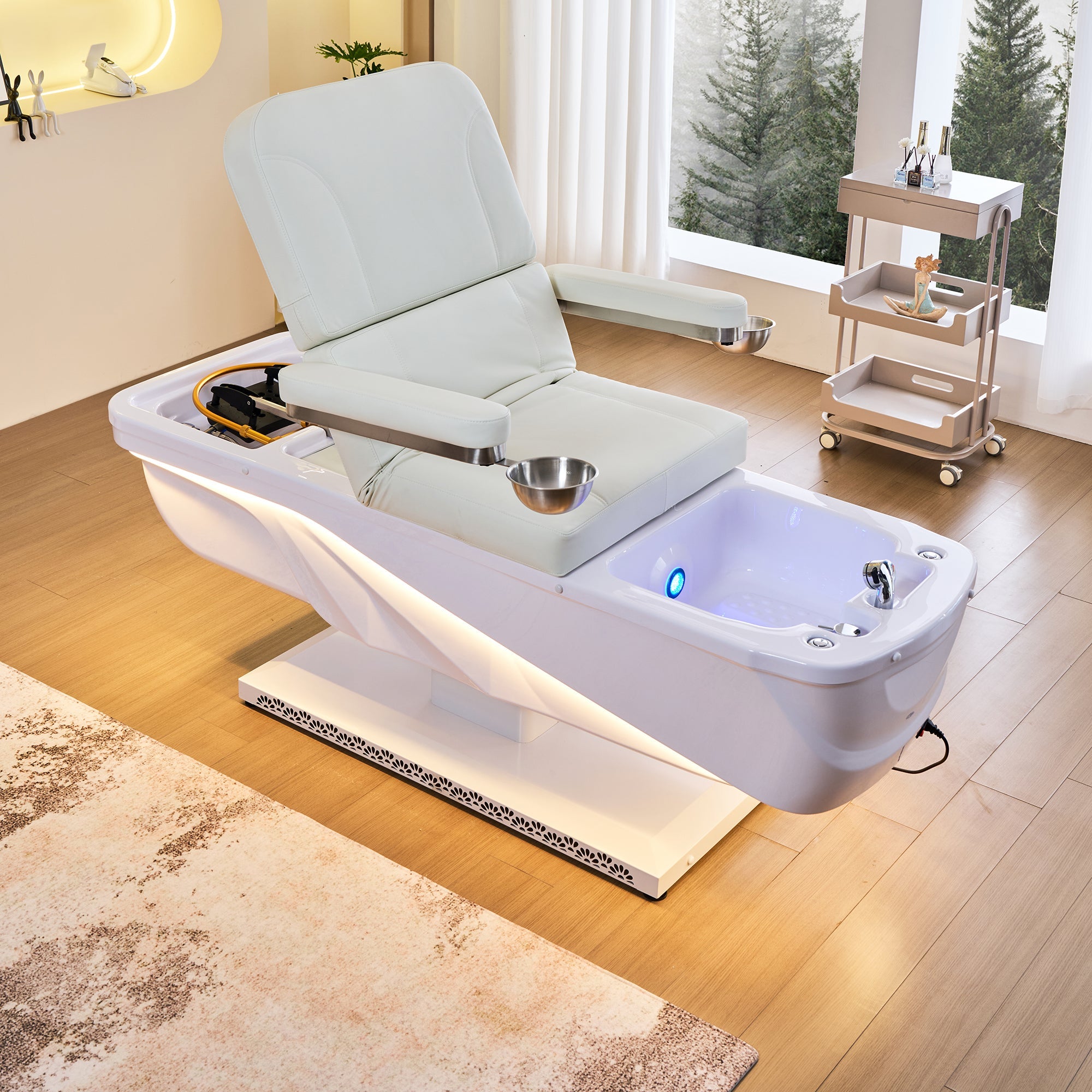 645D Fresh Water Electric Japanese Head Spa Massage Bed – Plumbed by SSW | SH Salons