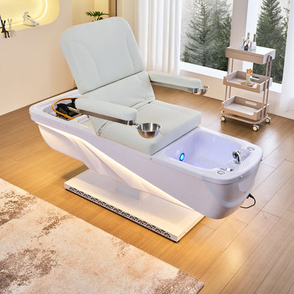 645D Fresh Water Electric Japanese Head Spa Massage Bed – Plumbed by SSW | SH Salons
