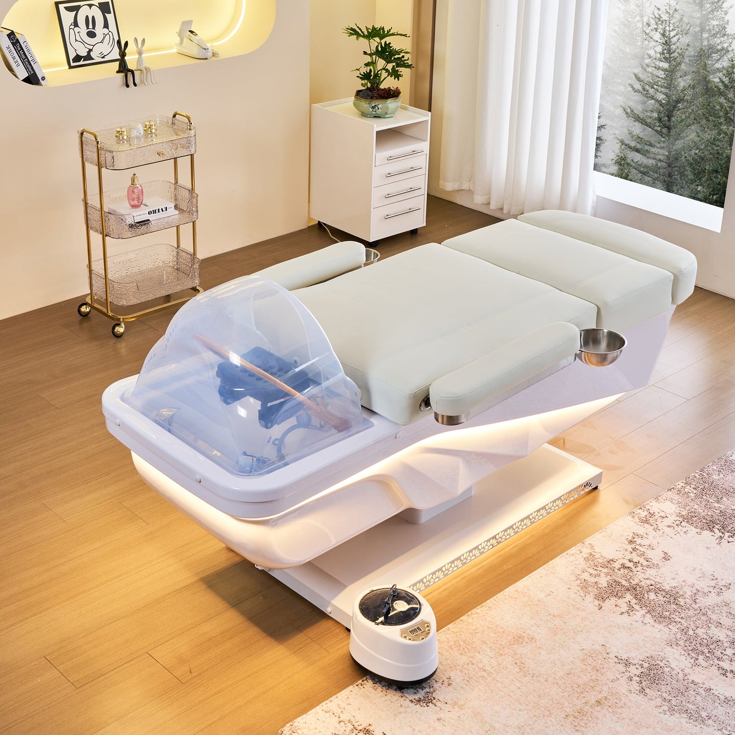 645D Fresh Water Electric Japanese Head Spa Massage Bed – Plumbed by SSW | SH Salons