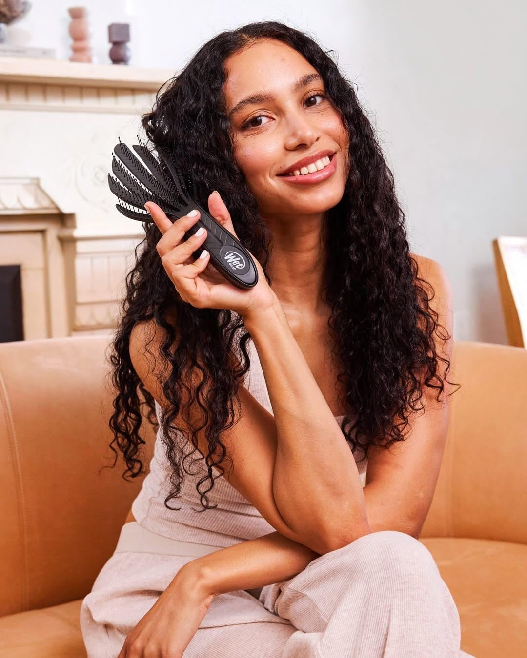 Go Green Curl Detangler Hair Brush | Curly Hair Detangling Brush with IntelliFlex® Bristles | WET BRUSH