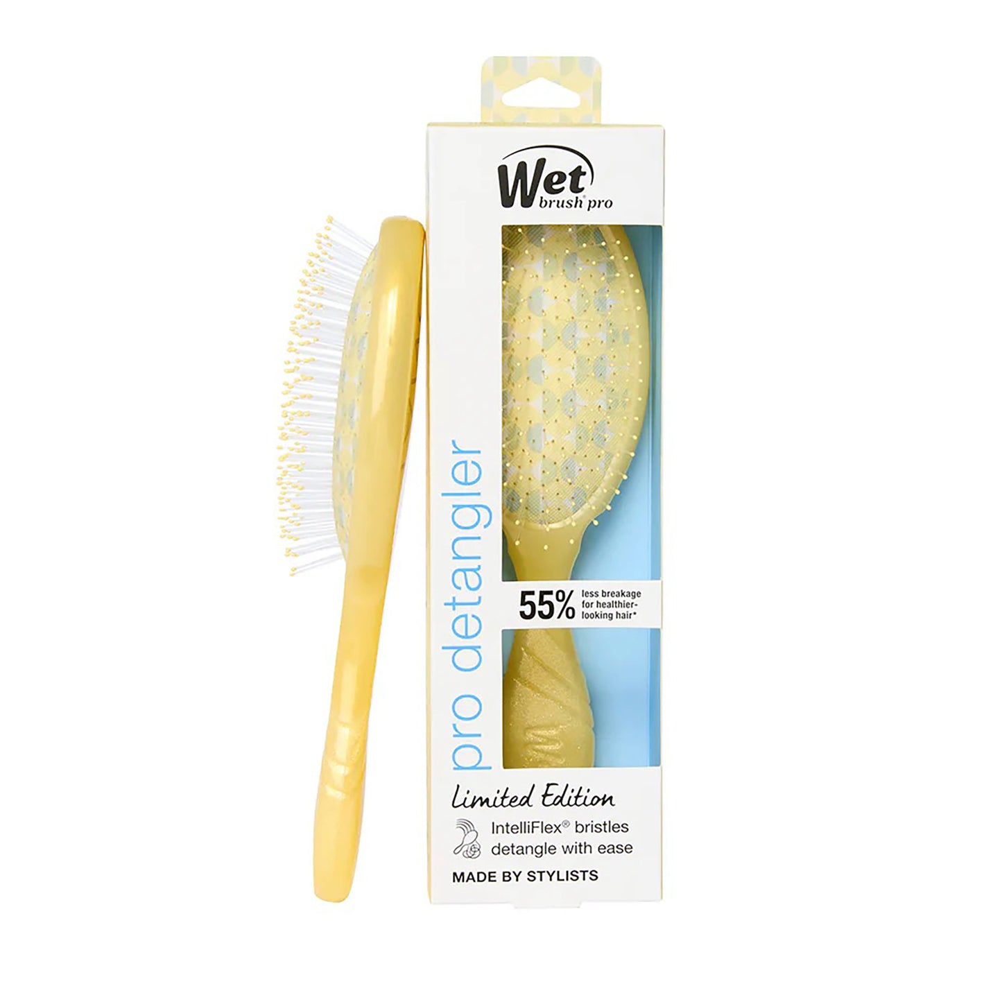 Pearlescent Aura Detangler Hair Brush | Professional Wet & Dry Detangling Brush | WET BRUSH PRO