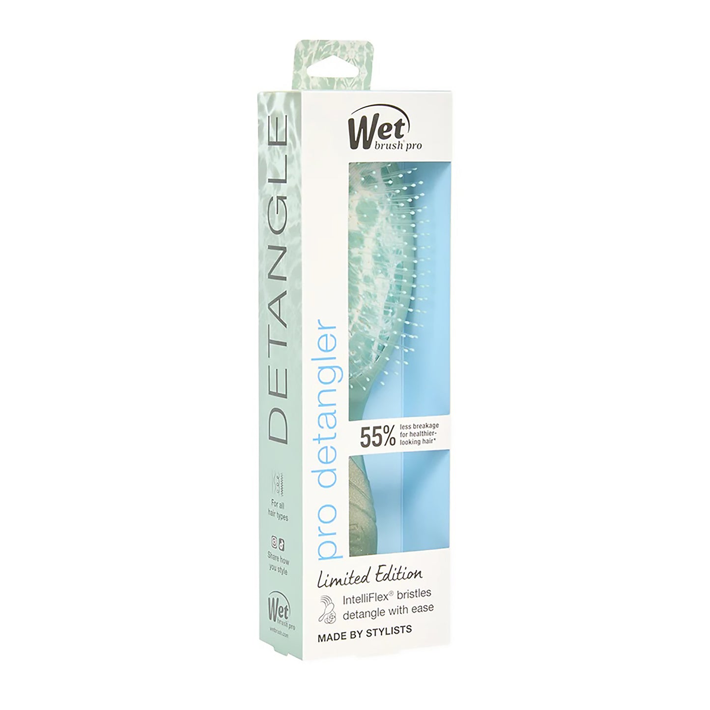 Pearlescent Aura Detangler Hair Brush | Professional Wet & Dry Detangling Brush | WET BRUSH PRO