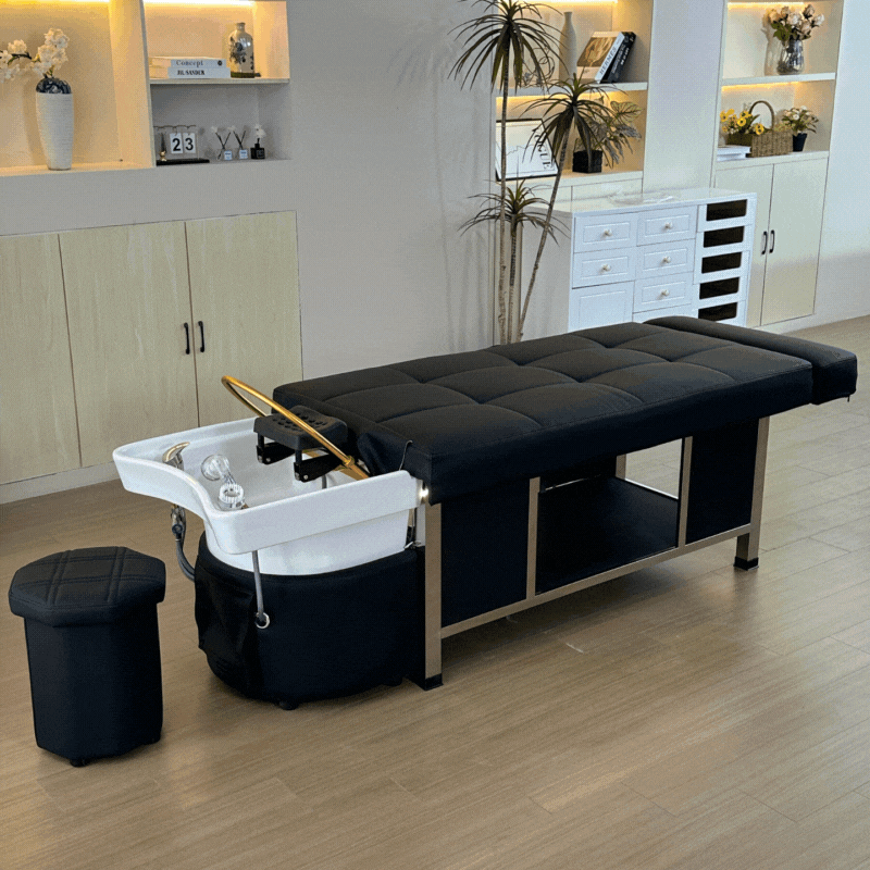 611-1D | FRESH WATER | Plumbed | Japanese/Korean Head Spa Shampoo Bed | SSW