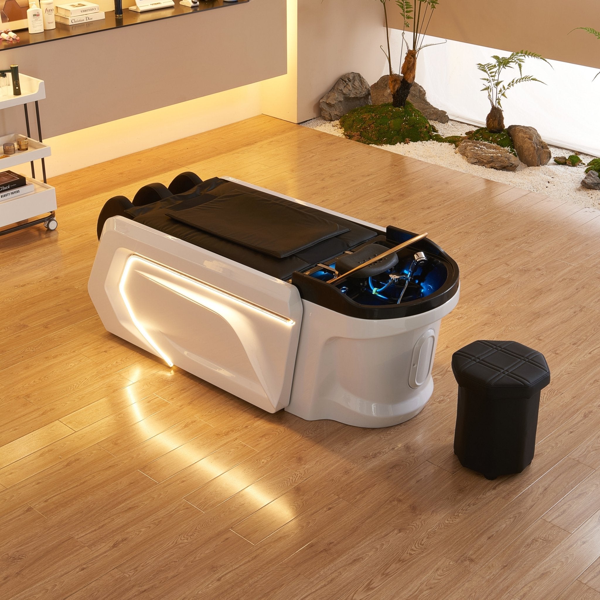 A029 | Plumbed | Electric Massage Shampoo Bed — Airbag Massage & Water Circulation | SSW | Head Spa Beds (Plumbed) by SSW - SH Salons