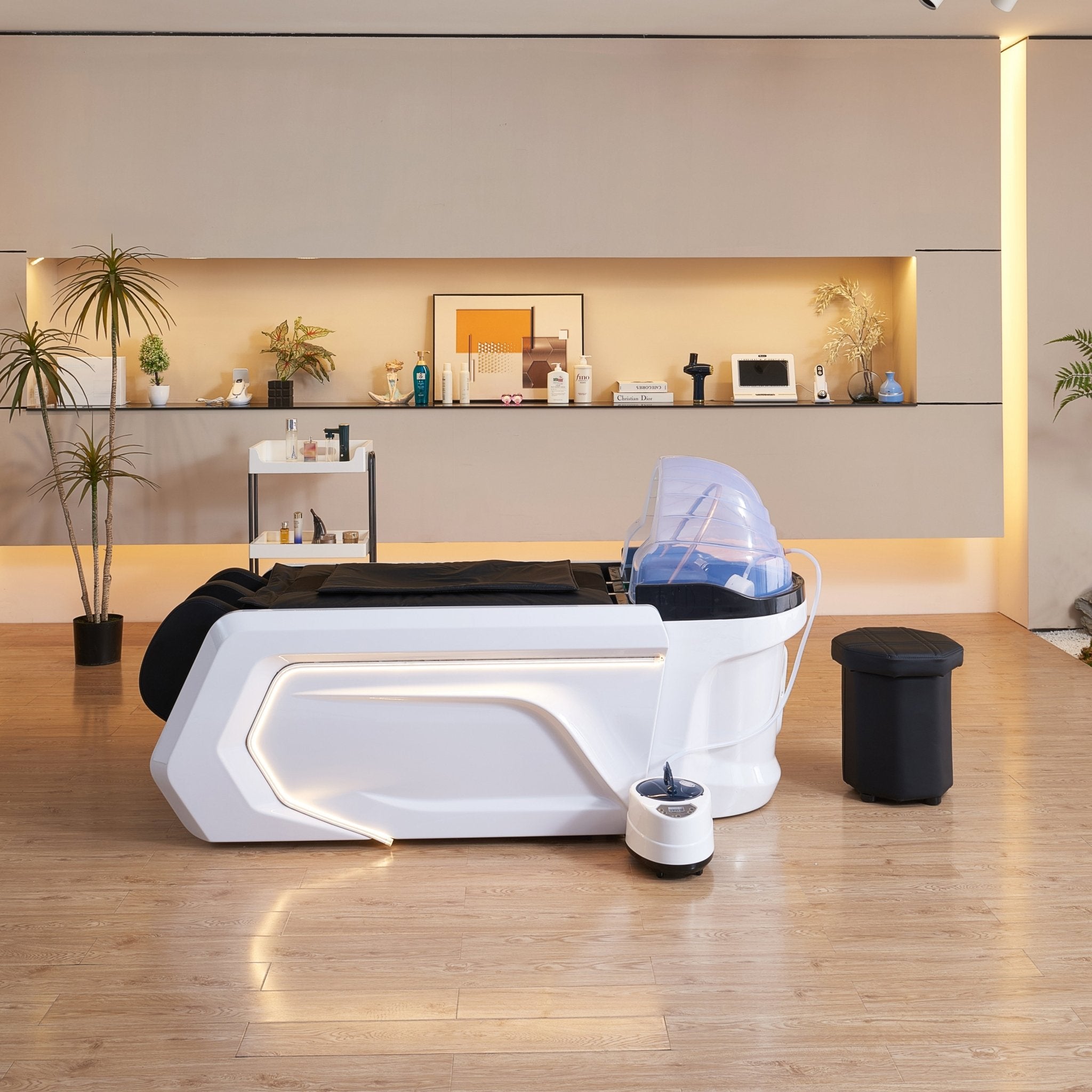 A029 | Plumbed | Electric Massage Shampoo Bed — Airbag Massage & Water Circulation | SSW | Head Spa Beds (Plumbed) by SSW - SH Salons