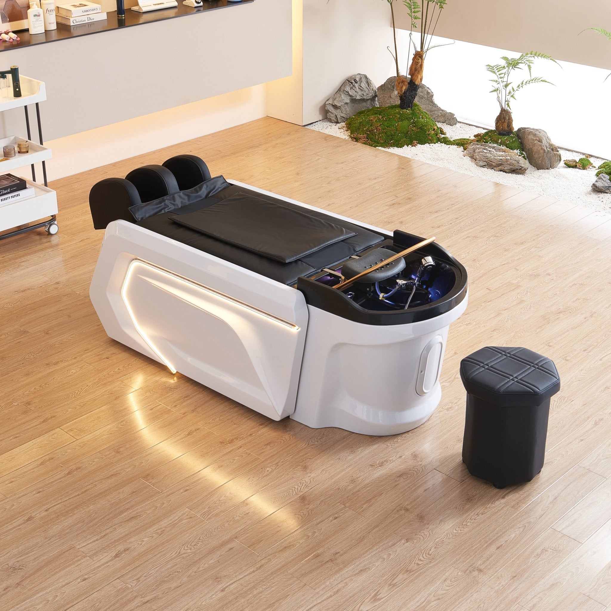 A029 | Plumbed | Electric Massage Shampoo Bed — Airbag Massage & Water Circulation | SSW | Head Spa Beds (Plumbed) by SSW - SH Salons