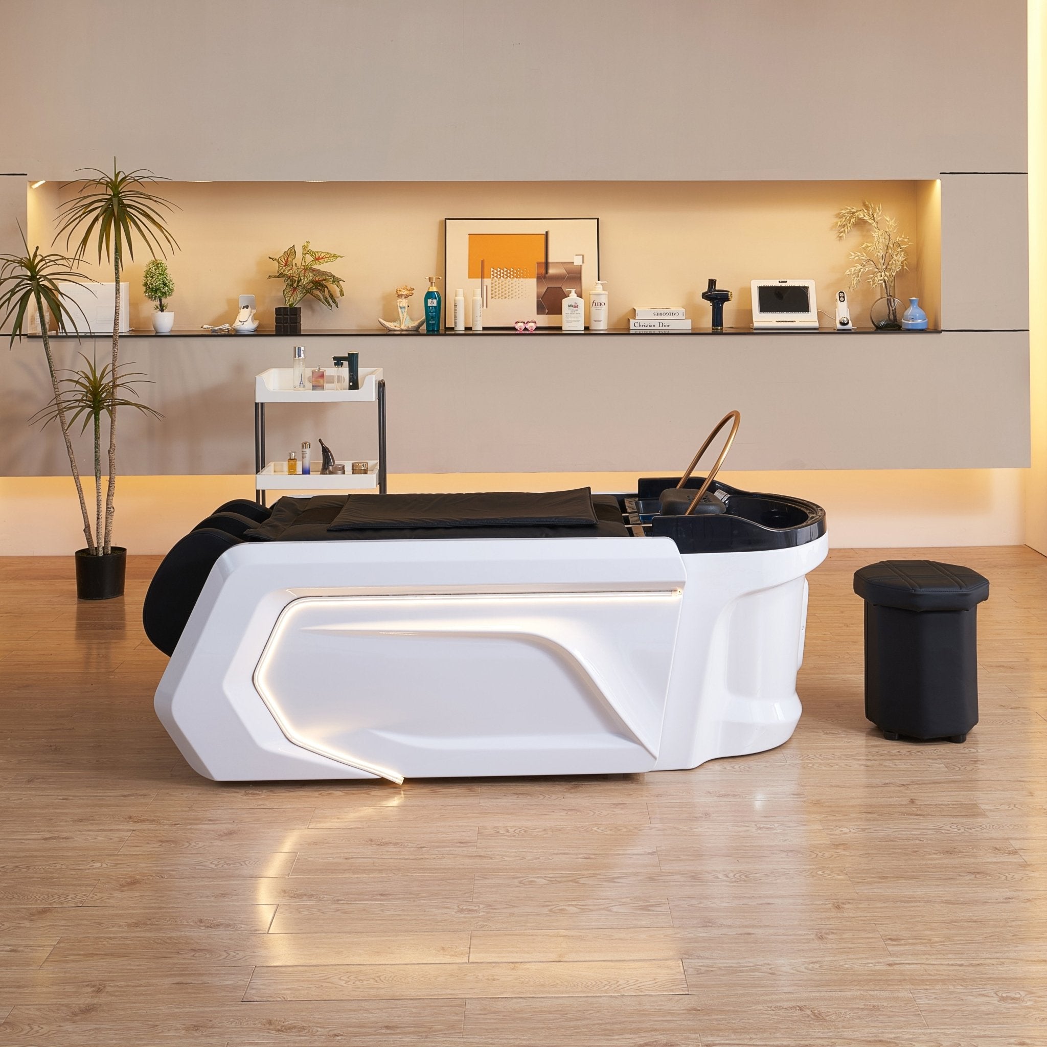 A029 | Plumbed | Electric Massage Shampoo Bed — Airbag Massage & Water Circulation | SSW | Head Spa Beds (Plumbed) by SSW - SH Salons