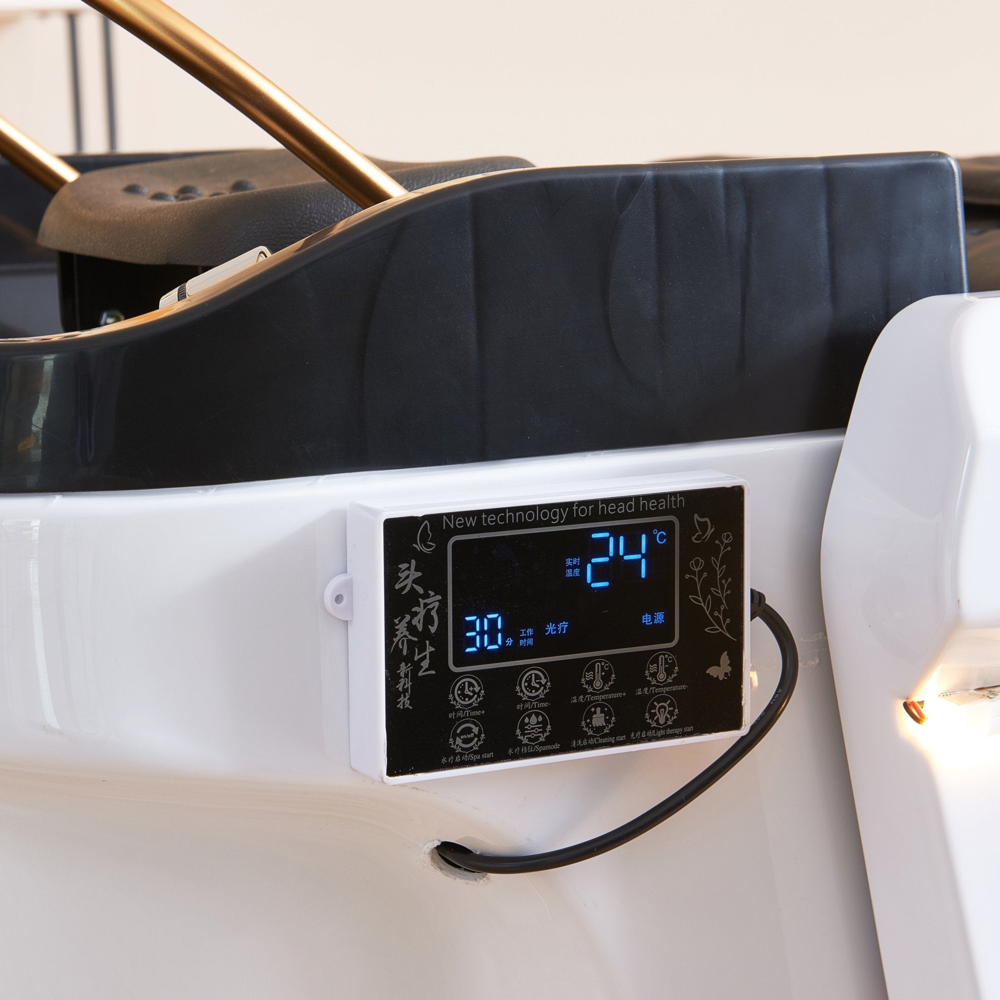 A029 | Plumbed | Electric Massage Shampoo Bed — Airbag Massage & Water Circulation | SSW | Head Spa Beds (Plumbed) by SSW - SH Salons