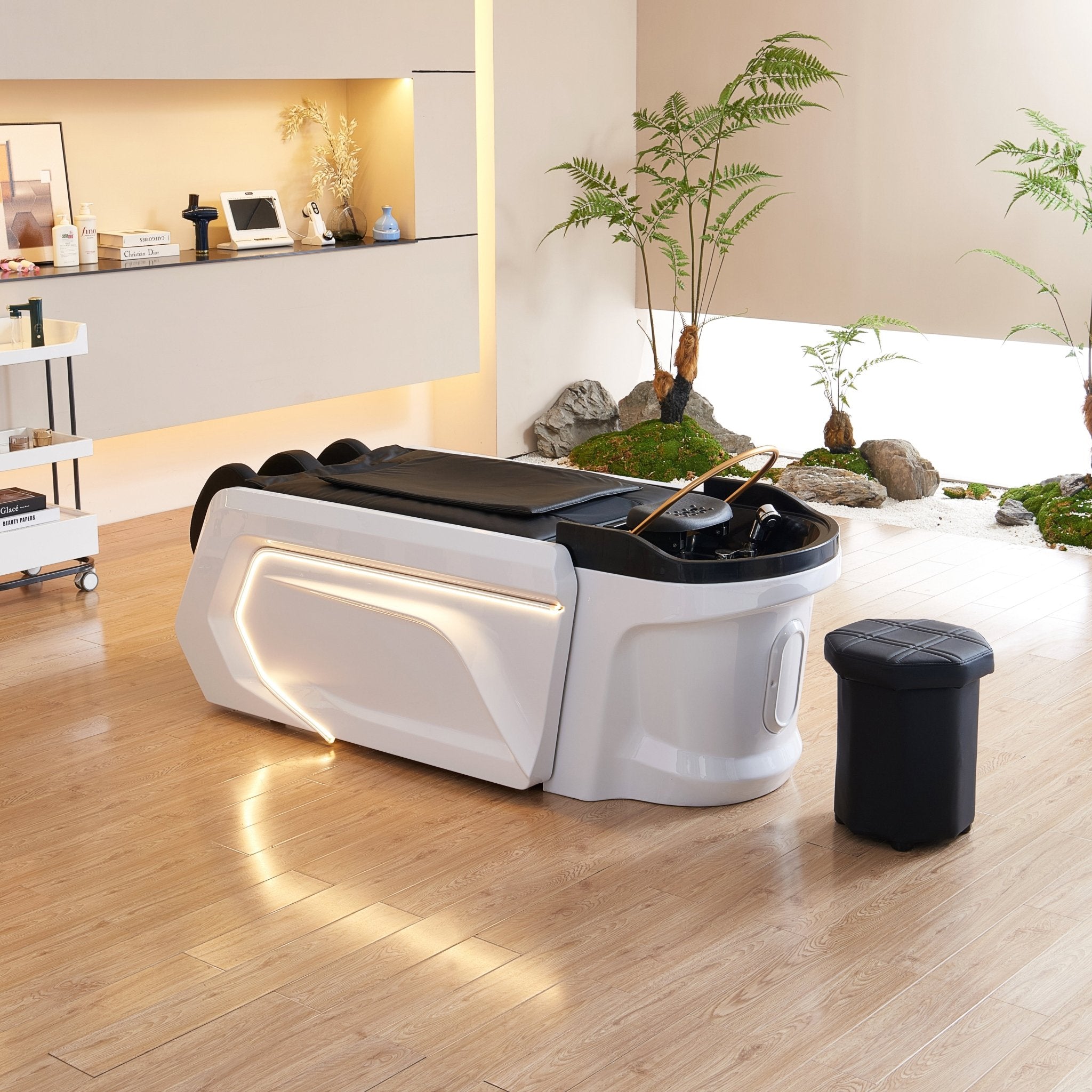 A029 | Plumbed | Electric Massage Shampoo Bed — Airbag Massage & Water Circulation | SSW | Head Spa Beds (Plumbed) by SSW - SH Salons